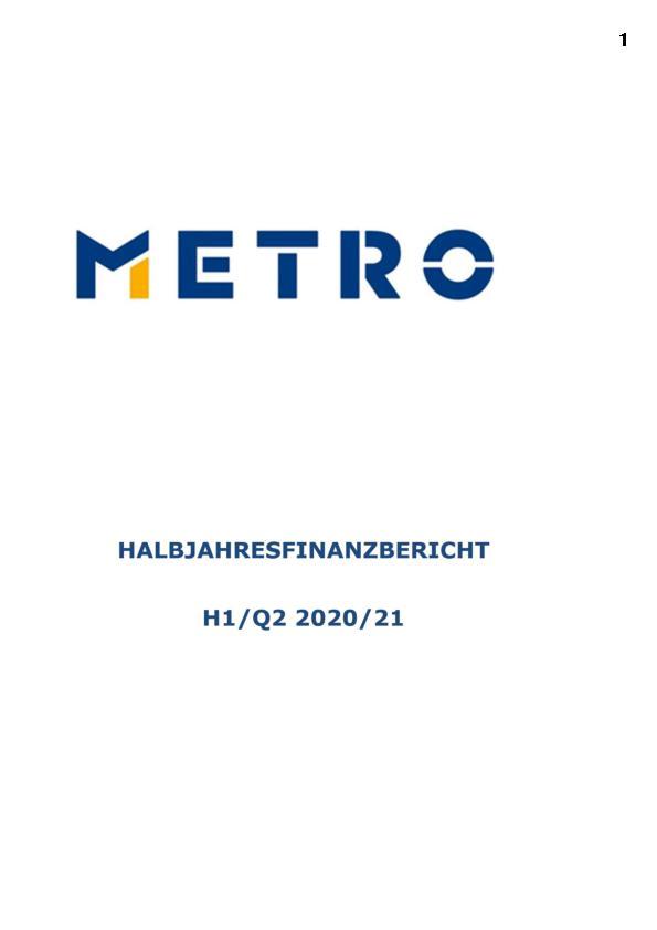 Halbjahresfinanzbericht H1/Q2 2020/21