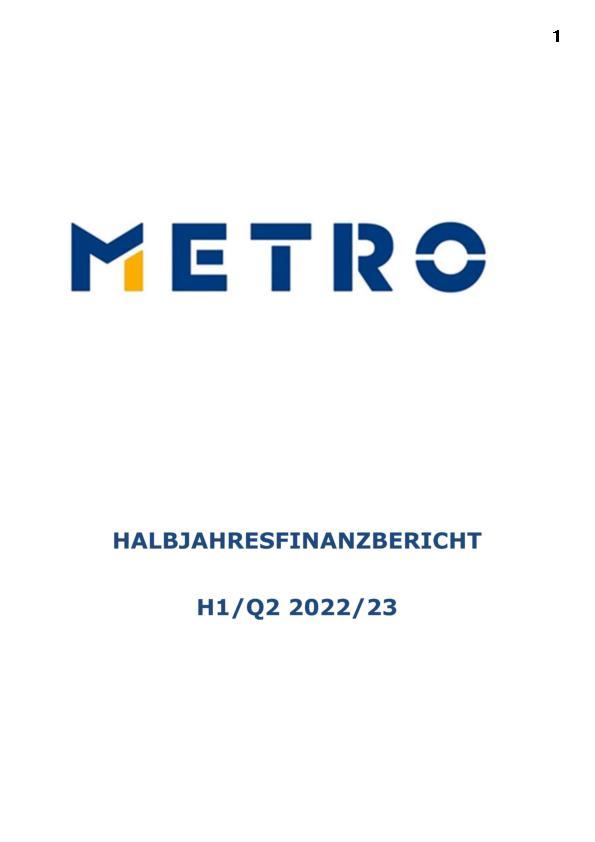 Halbjahresfinanzbericht H1/Q2 2022/23