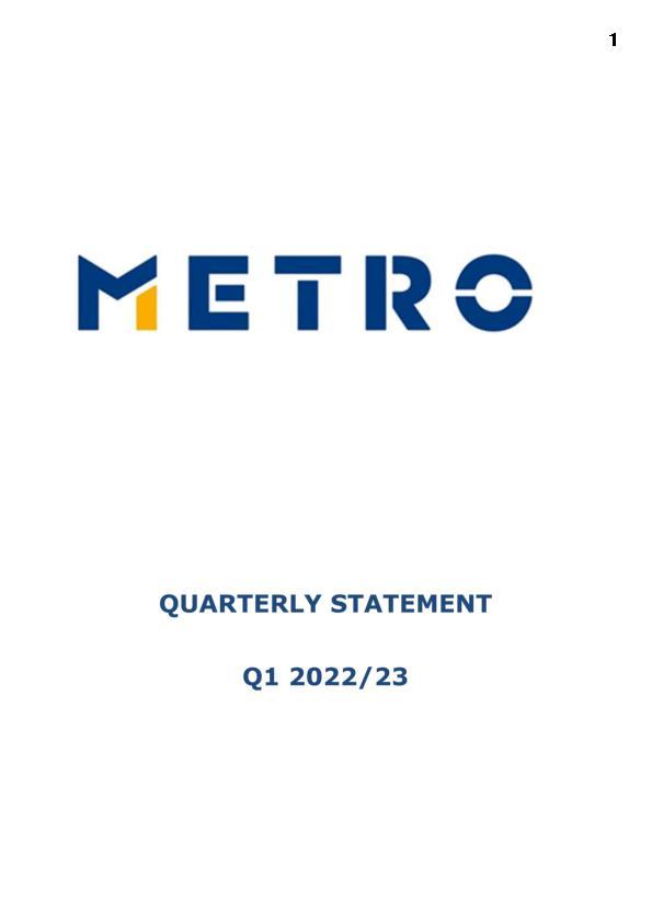 Quarterly Statement Q1 2022/23