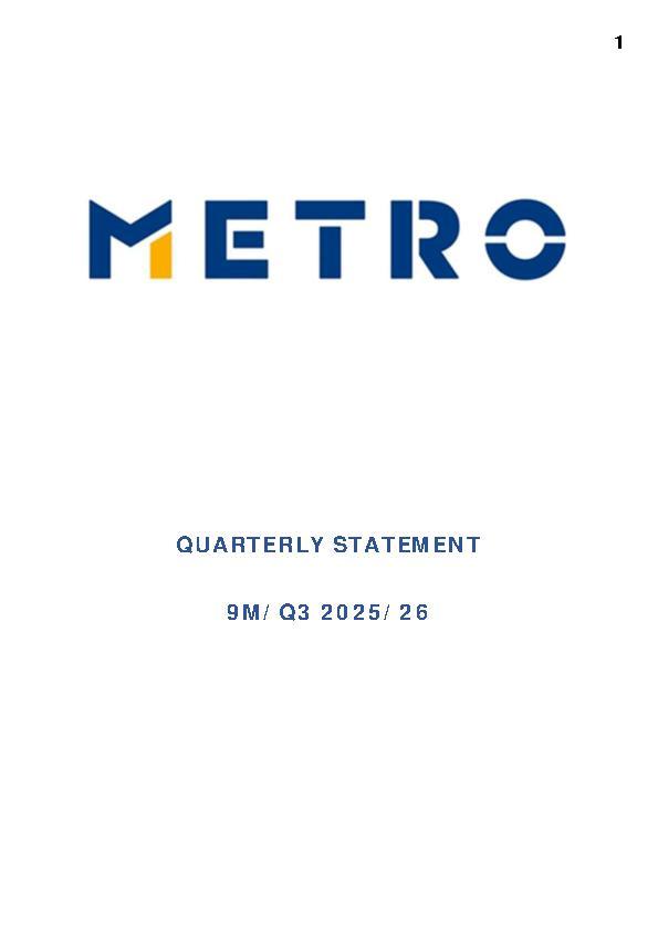 Quarterly Statement 9M/Q3 2025/26