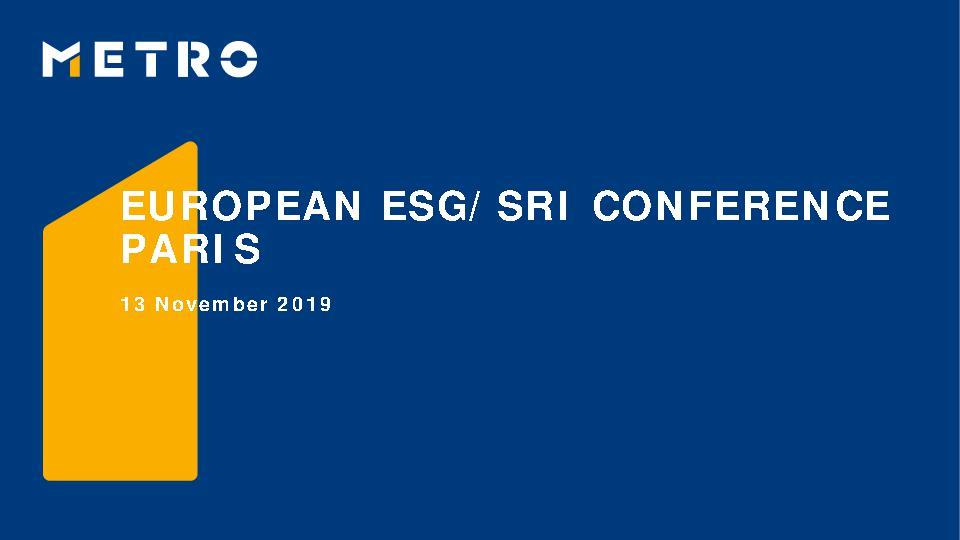European ESG & SRI Conference (Englisch)