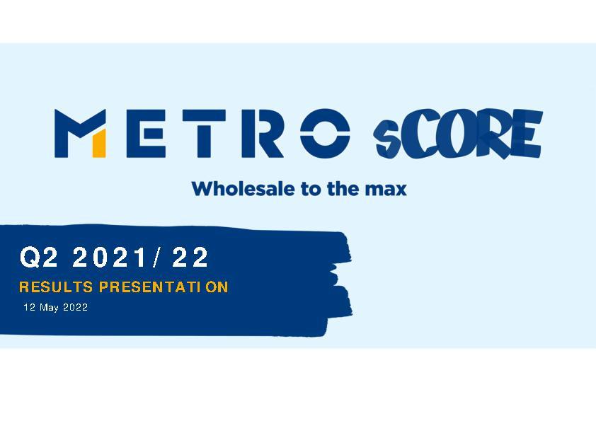 Q2 2021/22 Results Presentation (Englisch)