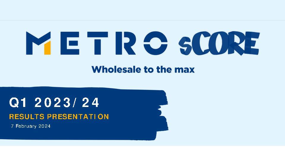 Q1 2023/24 Results Presentation