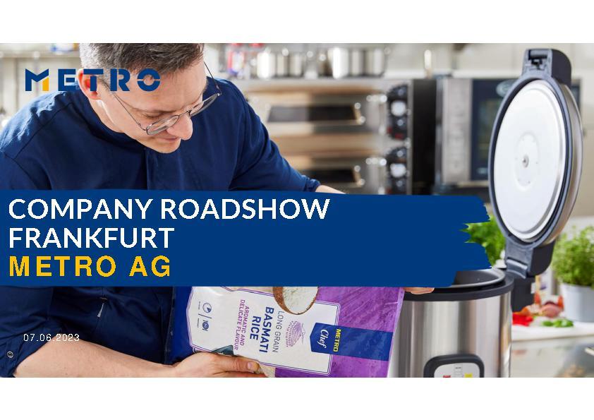 Präsentation Unternehmens-Roadshow Frankfurt/Main (Baader) 