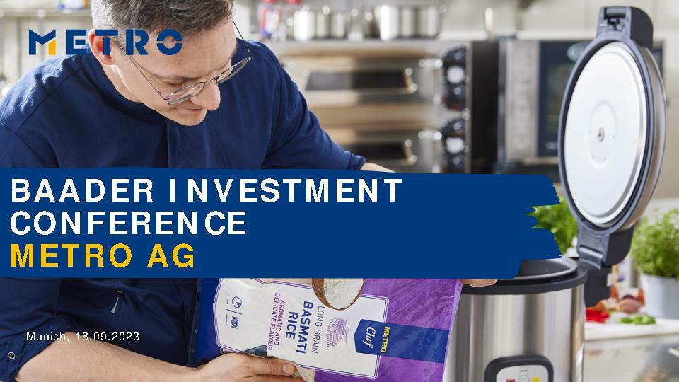 Presentation METRO AG Baader Investment Conference 