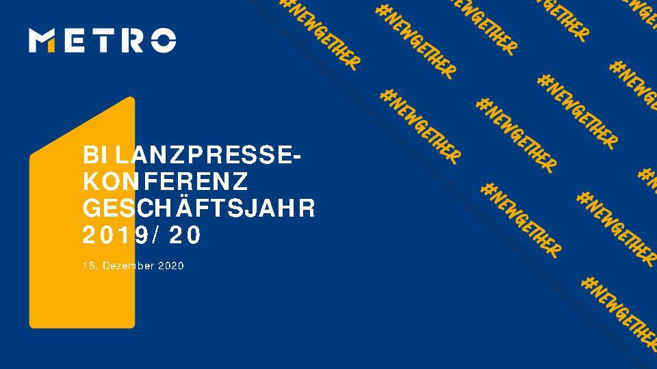 Präsentation Bilanzpressekonferenz 2019/20