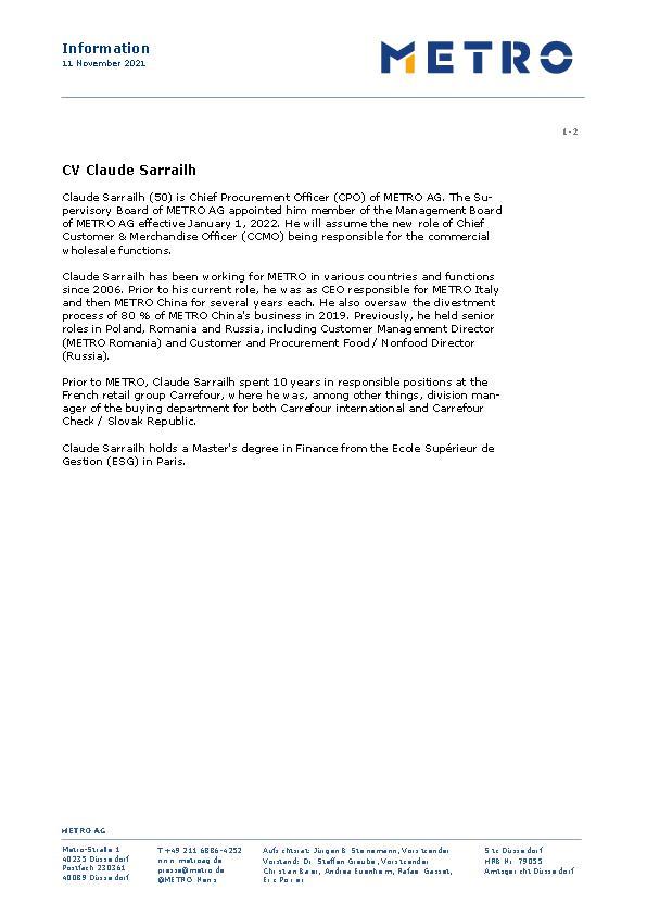 Curriculum Vitae Claude Sarrailh