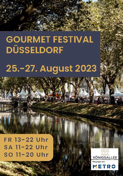 Broschüre Gourmet Festival Düsseldorf 2023